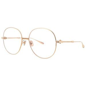 NEW VALENTINO EYEGLASSES STUD-III VLX-136C ROUND WOMEN ROSE GOLD EYEWEAR